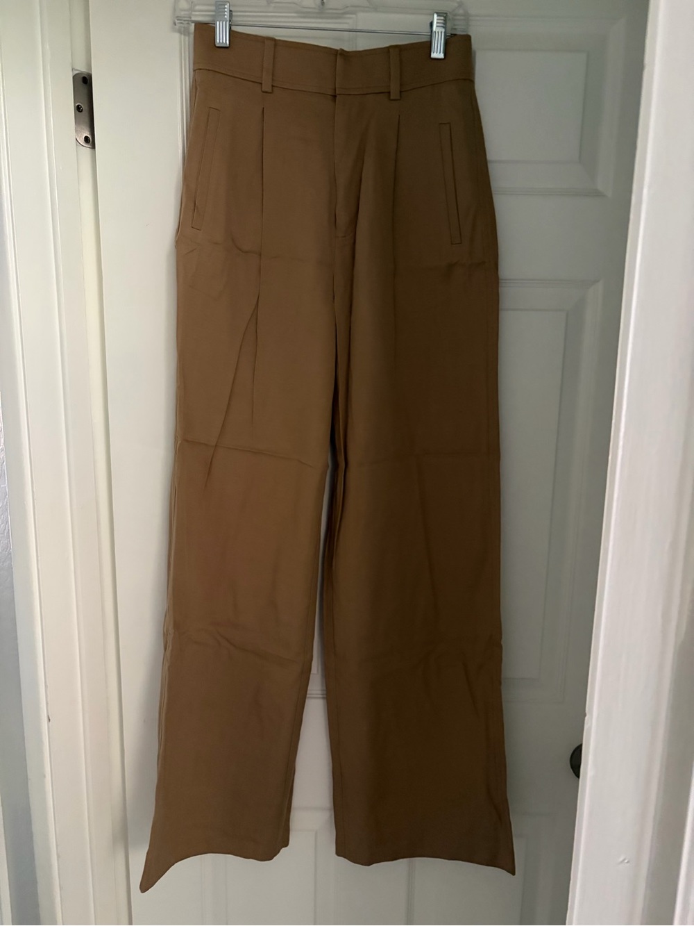 Everlane Way High Drape Wide Leg Pant - Ash Brown Size 2S